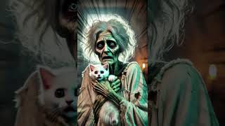 OMG Zombie Granny Breaks Into a Kittens House 😱🧟 cat rescueanimals zombie [upl. by Etnud298]