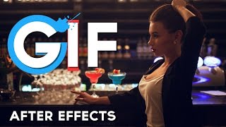 Como Hacer un Gif en After Effects Tutorial [upl. by Ahsined]