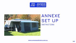 HOW TO SET UP AN ANNEXE  ANNEXE SOLUTIONS 1300 266 393 [upl. by Lowndes]