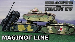 The Maginot Line in Hearts of Iron 4 [upl. by Llennoj]