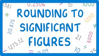 How to Round Numbers to Significant Figures 20 [upl. by Aicnom]