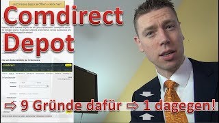 Comdirect Depot ⇨ 9 Gründe dafür und 1 dagegen [upl. by Zannini736]