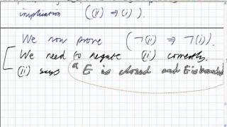 Lecture 12a Math Analysis  Proof of BolzanoWeierstrass theorem [upl. by Hotchkiss]