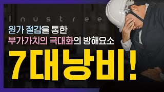 LeanEdu3 TPS생산방식의 7대낭비  제조현장의 7대낭비  생산성 향상을 위해 낭비 제거는 필수 [upl. by Navlys]