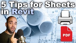 5 Tips For Sheets in Revit Tutorial [upl. by Atterahs]