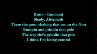 Shake That  Eminem feat Nate Dogg Lyrics HD [upl. by Einnoc]