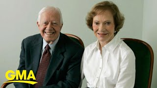 Jimmy and Rosalynn Carter discuss their extraordinary 75year marriage  GMA [upl. by Vaclav964]