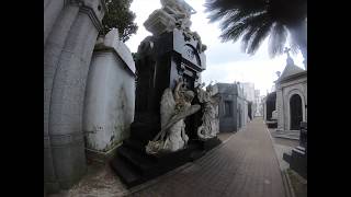 LA RECOLETA CEMETERY  many exposed coffins in Buenos Aires Argentina [upl. by Darin]