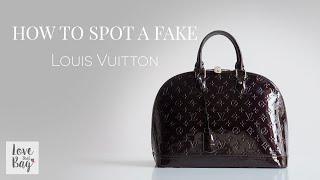 How to Spot a Fake Louis Vuitton Handbag [upl. by Ahab]