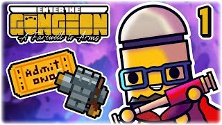 Gungeon NEW UPDATE  Part 1  Lets Play Enter the Gungeon A Farewell to Arms  PC Gameplay HD [upl. by Ayahsal734]