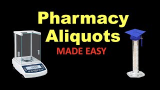 Pharmacy Aliquots MADE EASY [upl. by Marcus]