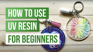 How To Use UV Resin For Beginners [upl. by Aihsad]