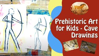 Prehistoric Art for Kids  Cave Drawings [upl. by Hnacogn]