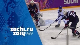 Ice Hockey  USA 0  5 Finland  Mens Full Bronze Medal Match  Sochi 2014 Winter Olympics [upl. by Tenn]