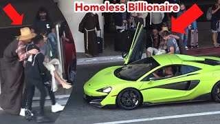 The Homeless Billionaire Prank Airport Edition [upl. by Mackoff595]