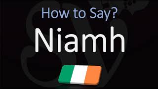 How to Pronounce Niamh CORRECTLY Irish Names Pronunciation [upl. by Eelaras59]