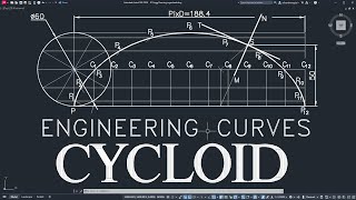 L06 Cycloid  Concept amp Drafting  Engineering Graphics with AutoCAD [upl. by Erl]