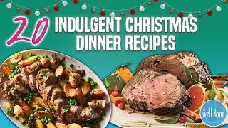 20 Best Christmas Dinner Recipes  Holiday Main Dish and Entree Recipe Compilation  Well Done [upl. by Schuh441]