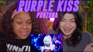 퍼플키스PURPLE KISS Ponzona MV reaction [upl. by Assiar]