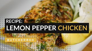 Lemon Pepper Chicken Breast Recipe [upl. by Mittel]