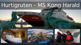 Hurtigruten  MS Kong Harald Portrait Decks Cabins Expedition Team [upl. by Tammi964]