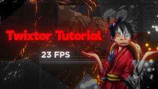 4K Twixtor Tutorial  23976 FPS English [upl. by Creight]