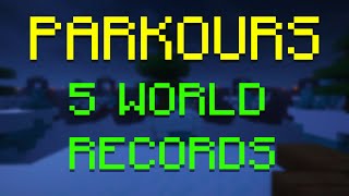 BridgerLand PARKOUR Update 5 WRs [upl. by Ellary]