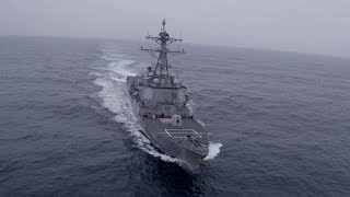 Life at Sea Aboard ArleighBurke Class Destroyer USS Momsen DDG92 [upl. by Nedap520]