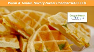 George Hirsch’s Savory and Sweet Waffles [upl. by Kobi]