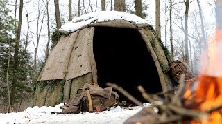 Building a Bark Wigwam [upl. by Akira]