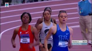 Sydney McLaughlin 5036 WJR  2018 NCAA Indoor 400m [upl. by Lednam]