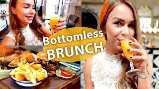 The best Bottomless Brunch in London  Vlog [upl. by Fafa]