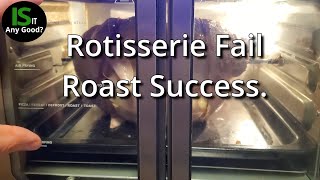 Kalorik Maxx Air Fryer Rotisserie fail Roast Successful [upl. by Fachini]