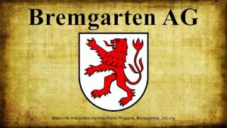 Bremgarten AG [upl. by Suoivatnom593]