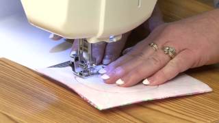 Sew Easy Lesson Interfacing Applique [upl. by Rector301]