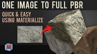 Materialize  Quick Start Guide  PBR Textures in Minutes [upl. by Nauqaj]