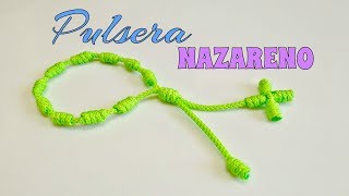 PULSERA de NUDOS FRANCISCANOSNAZARENODECENARIO paso a paso [upl. by Nangem260]