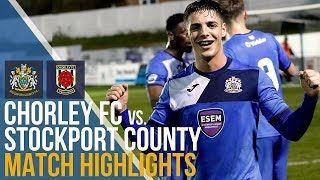 Chorley FC Vs Stockport County  Match Highlights  17042018 [upl. by Hootman571]