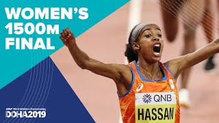 Womens 1500m Final  World Athletics Championships Doha 2019 [upl. by Howlyn]