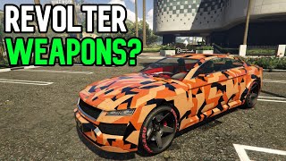 Gta 5 Revolter Customization amp Review  How To Put Weapons On Revolter [upl. by Ellened744]