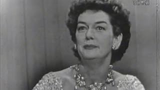 Whats My Line  Rosalind Russell Jan 4 1953 [upl. by Akinorev]