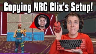 Trying NRG Clixs Setup In Arena  Fortnite Battle Royale [upl. by Lenox]