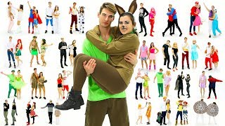 30 LastMinute COUPLE Halloween Costume Ideas DIY Costumes  CloeCouture [upl. by Ecirtac883]