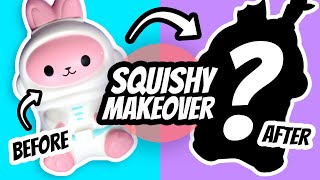 Squishy Makeover  Space Bunny Edition [upl. by Arul]