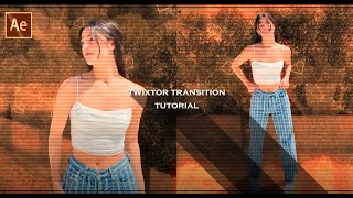 Twixtor Transition  After Effects Tutorial [upl. by Yelak]