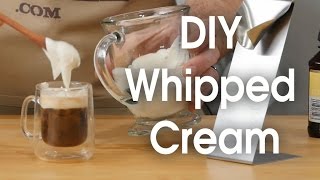 DIY whipped cream in 60 seconds [upl. by Gove992]