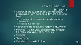 Amaurosis Fugax Diagnosis and Management [upl. by Bruns]