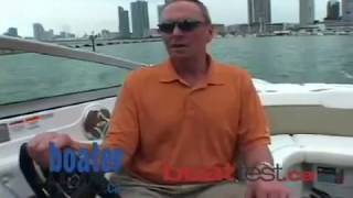 2010 Rinker 246 Captiva Cuddy  Boat Review on the water [upl. by Eedna414]