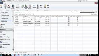 Microsoft Dynamics NAV Entering GL Transactions [upl. by Crowell421]