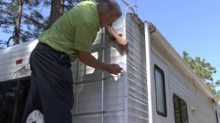 How To Reseal RV Corner Molding [upl. by Meesan]